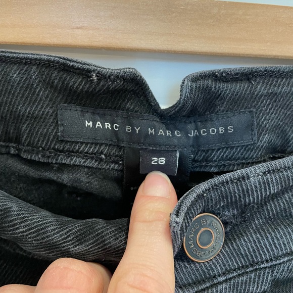 Black Marc by Marc Jacobs tapered denim-ish pants - Picture 2 of 9